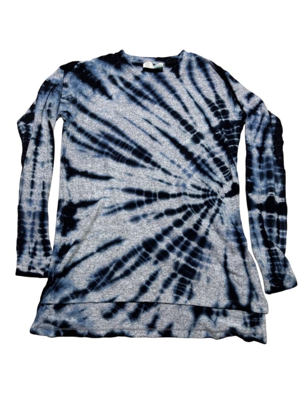 Saturday Sunday by Anthropologie Tie-Dye Long Sleeve Crewneck Top Womens XS